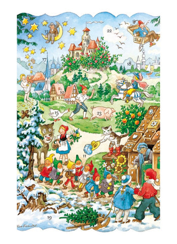 Advent Calendar Card - Fairy Tales