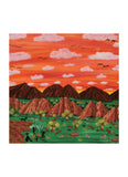 The Torch art card with artwork by Patrick H, of the Wiradjuri people