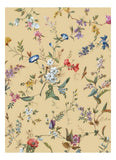 Floral pattern on a beige background