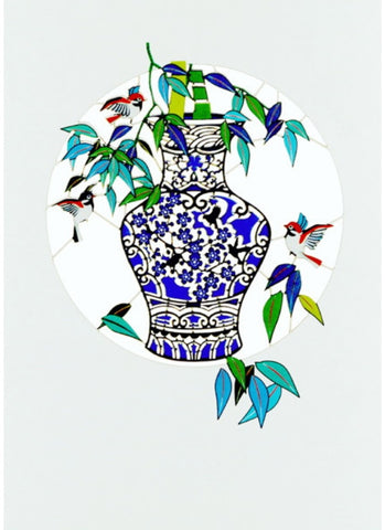 Forever Laser Cut Card - Blue Jar