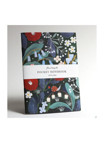 Flora Waycott - Glowing Flowers Pocket Notebook