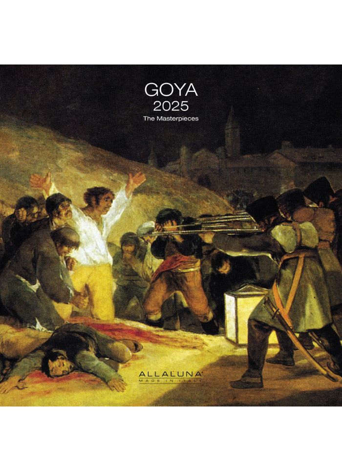 Goya the Masterpieces Wall Calendar 2025 Paper Parrot