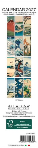 Allaluna 2027 calendar with Japanese landscape illustrations
