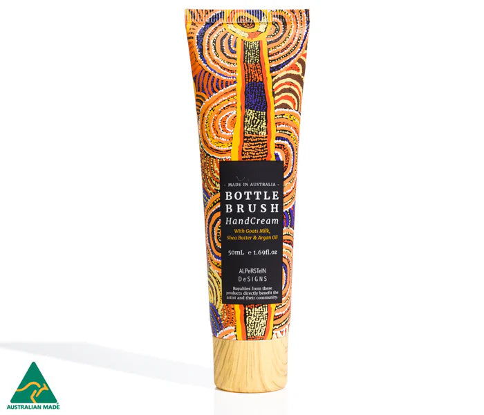 Bottle Brush Handcream & Soap Gift Box (handcream detail)