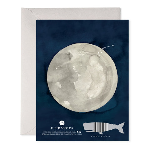 E. Frances Christmas Card - Santa Moon