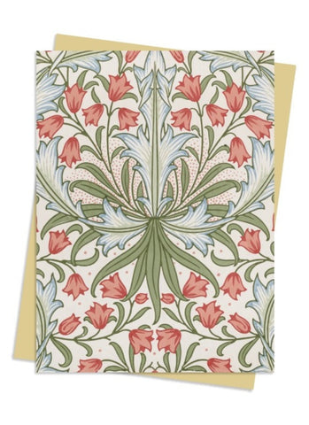 Flame Tree Card - William Morris Collection Harebell