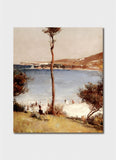 Australian Impressionism Art Card -  Holiday Sketch at Coogee