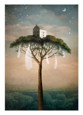 Catrin Welz-Stein Card - House in a High Tree