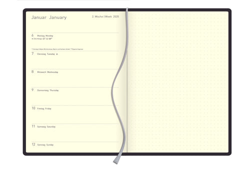 Korsch Small Weekly Diary 2025 - Landscape - page view