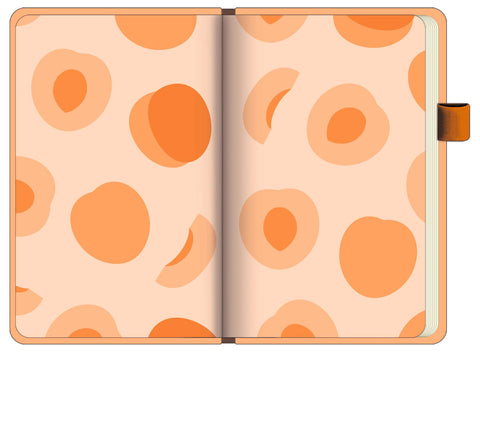 Apricot 'Cool' Large Diary 2024 - endpapers