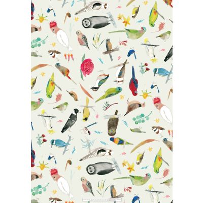 Jess Mess Wrapping Paper - Australian Birds