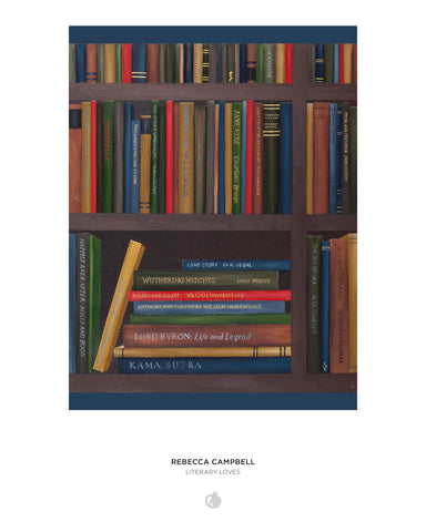 Bookshelf with books of various colors on a white background