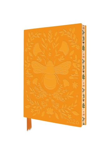 Jade Modinski Bee 2026 Artisan Art Vegan Leather Diary Planner - Page to View