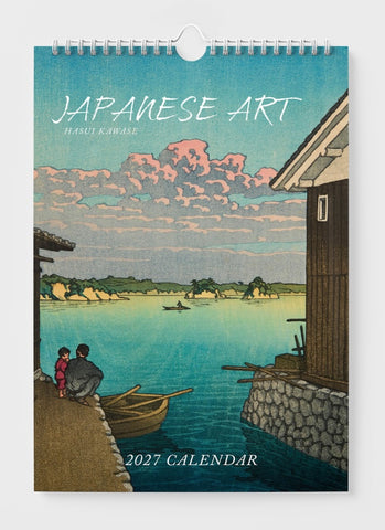 Japanese Art Kawase Hasui Wall Calendar 2027