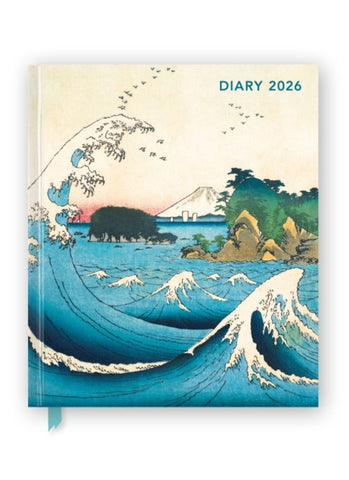 Japanese Woodblocks 2026 Desk Diary Planner - Week to View