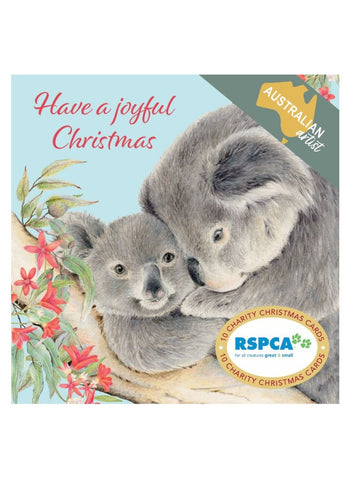 RSPCA Charity Christmas Card Pack - Joyful Koala
