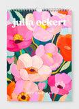 Floral-patterned calendar with 'julia ockert' branding and '2027 Calendar' text.