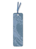 Bookmark with wave design on a white background