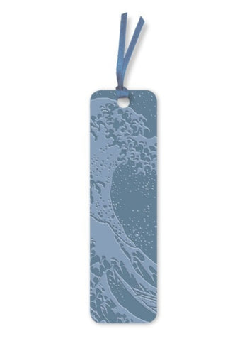 Vegan Leather Bookmark - Katsushika Hokusai The Great Wave