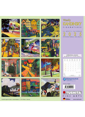 Kandinsky Figuratives Wall Calendar 2025 - back