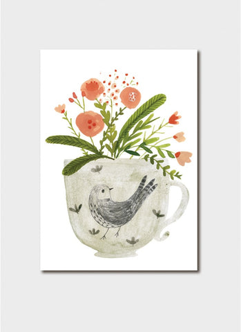 Katie Wilson art card - Flower Arrangement