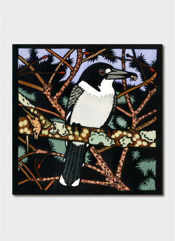 Kit Hiller art card - Butcherbird