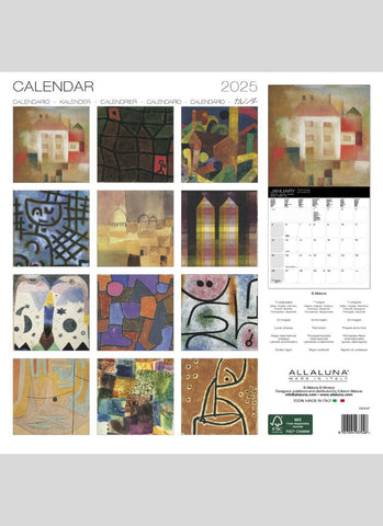 Paul Klee Wall Calendar 2025 - back
