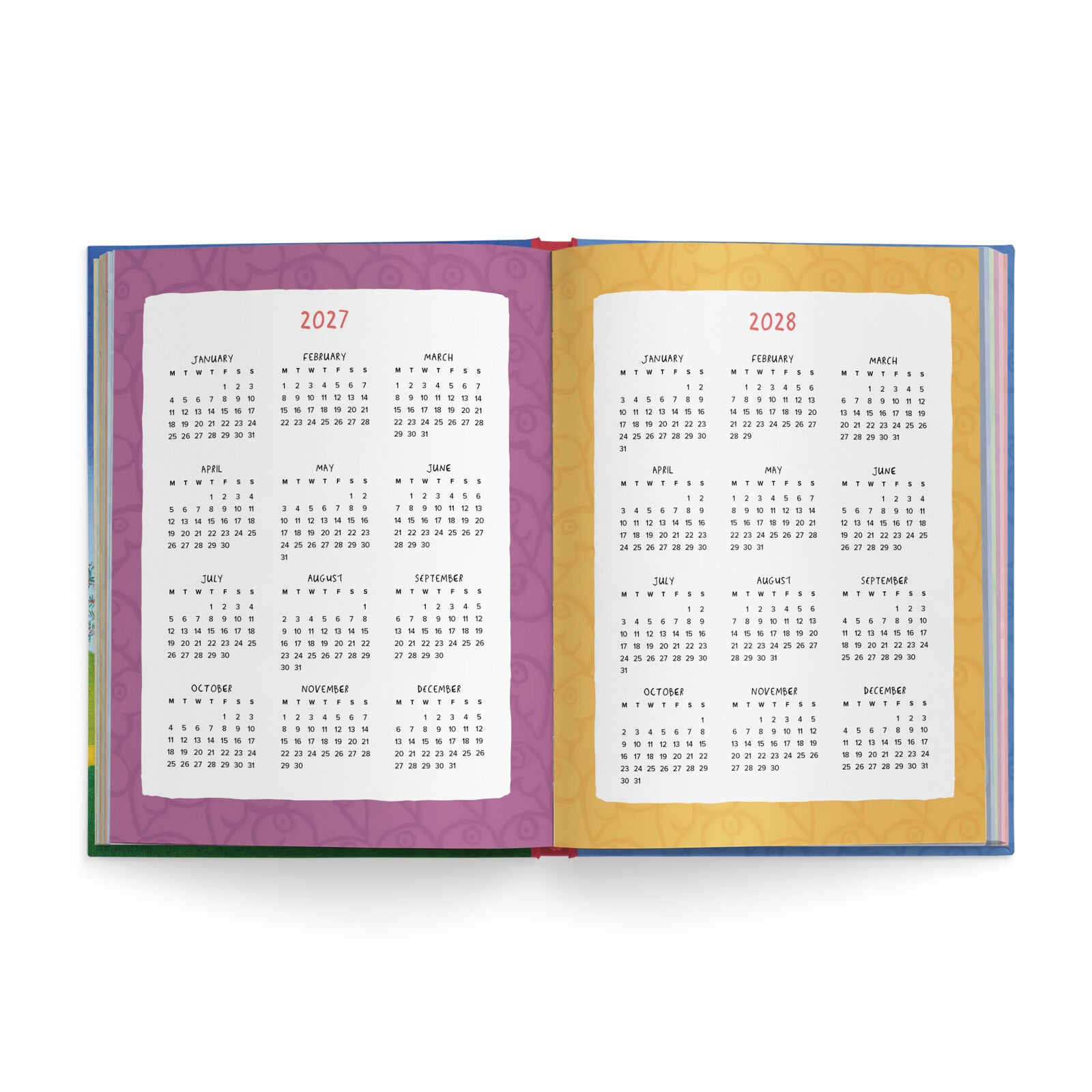 Leunig Diary 2027 and 2028 year dates