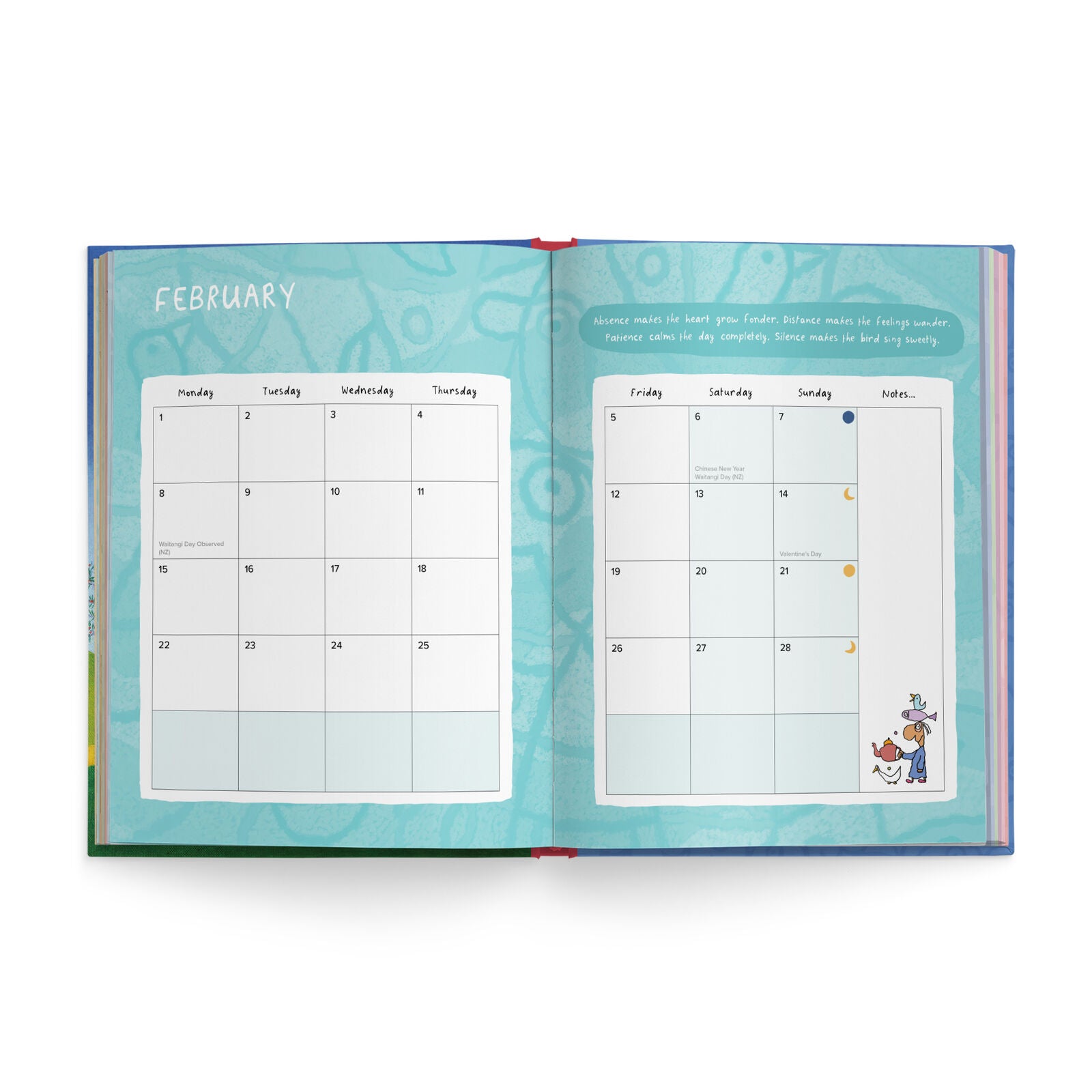 Leunig Diary February pages