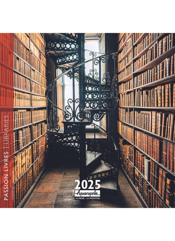 World of Books Wall Calendar 2025