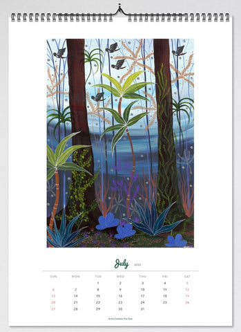 Melanie Hava Large Wall Calendar 2025 (format two) - month