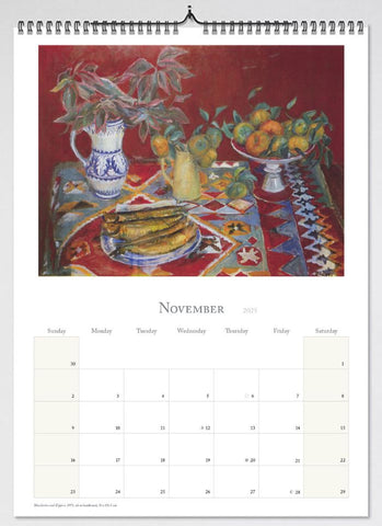 Margaret Olley Large Wall Calendar 2025 (Format One) - month