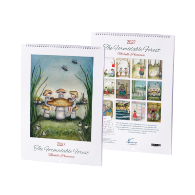 Michelle Pleasance The Formidable Forrest 2026 calendar front and back cover