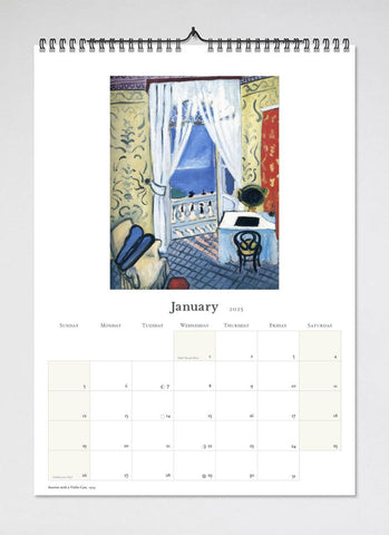 Henri Matisse Wall Calendar 2025 - month