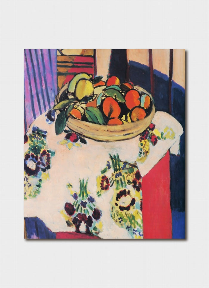 Henri Matisse Art Card - Basket of Oranges