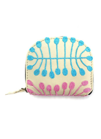 Embroidered Coin Purse - Mitjili Napurrula - colour