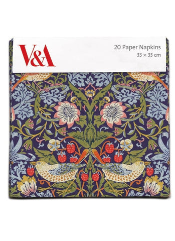Paper Napkins – ‘Strawberry Thief’ by William Morris