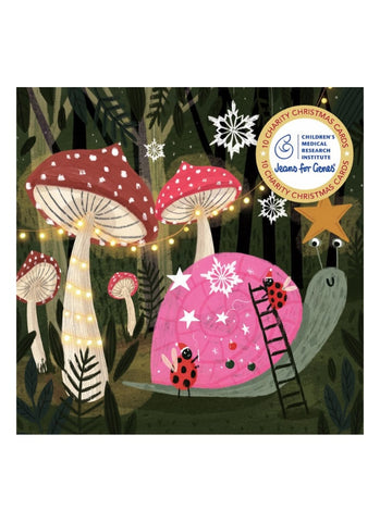 CMRI Charity Christmas Card Pack - Mushroom Forest