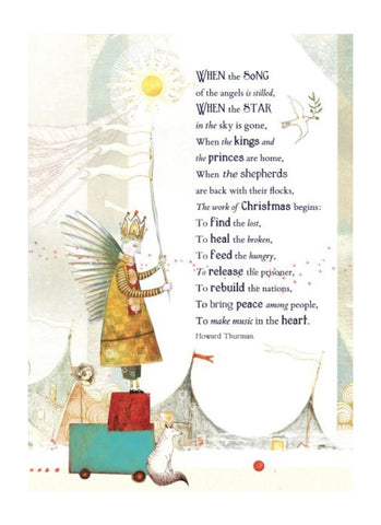 Sacredbee Christmas card - Music in the Heart