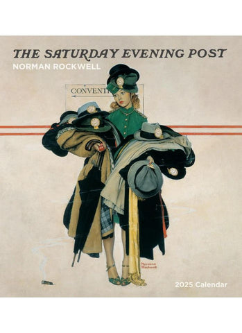 Norman Rockwell: The Saturday Evening Post Wall Calendar 2025