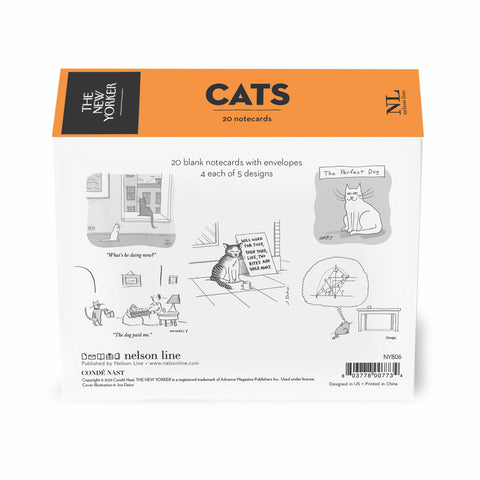 New Yorker Boxed Notecard Set - Cats