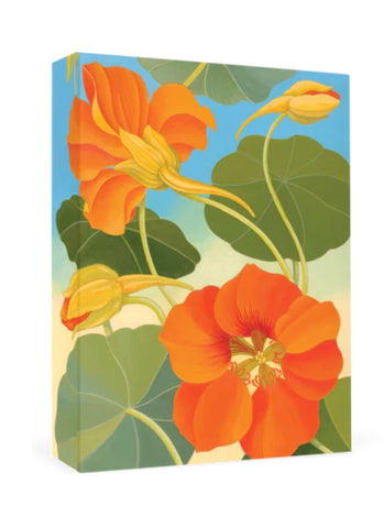 Siri Schillios Nasturtium 10 Thank You Note Cards in a box