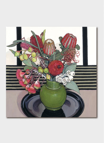 Criss Canning Art Card - Native Flowers from Pomonal (detail)