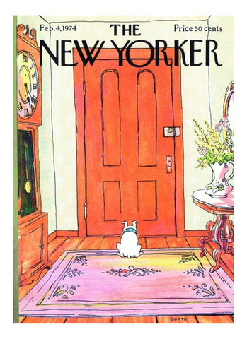 New Yorker Cartoon Card - Dog at the Door