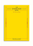 Yellow notepad with 'The Overlook Hotel' text on a white background
