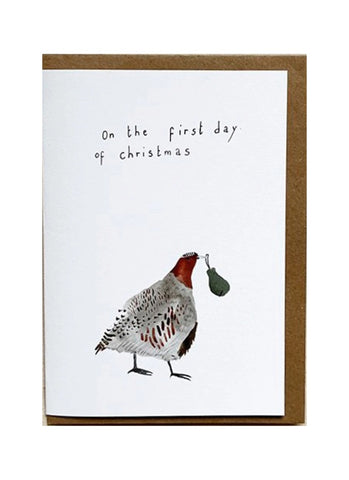 Dear Prudence Christmas Card - Partridge