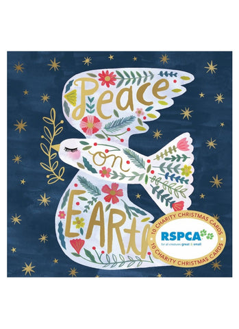 RSPCA Charity Christmas Card Pack - Peace on Earth