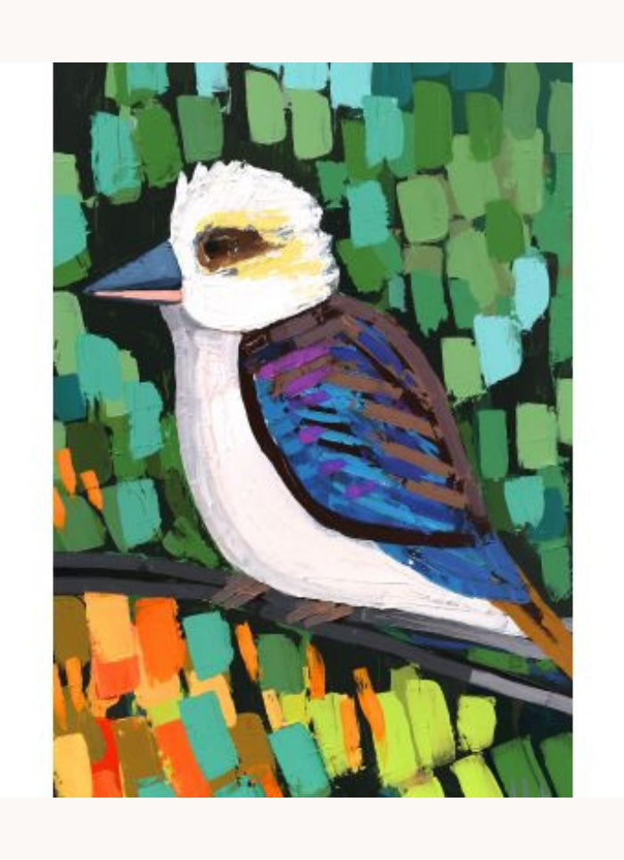 Anna Blatman card - Larry the Kookaburra