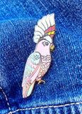 Braw Paper Co Pink Cockatoo Enamel Pin