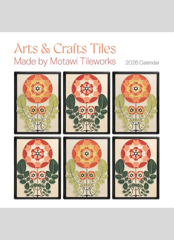 Arts & Crafts Tiles: Made by Motawi Tileworks Wall Calendar 2026